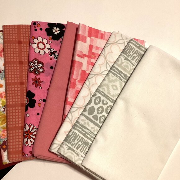 Fat Quarter Bundle 11 Pieces 18" x 22" Each Pc Quilting Sewing Fabric Material - Picture 3 of 3